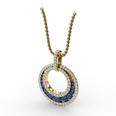 Always and Forever Sapphire Pendant 