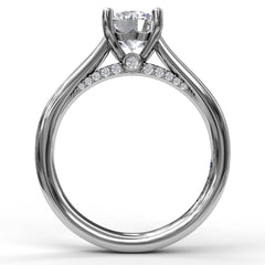 Love Forever Solitaire With Surprise Diamonds Engagement Ring