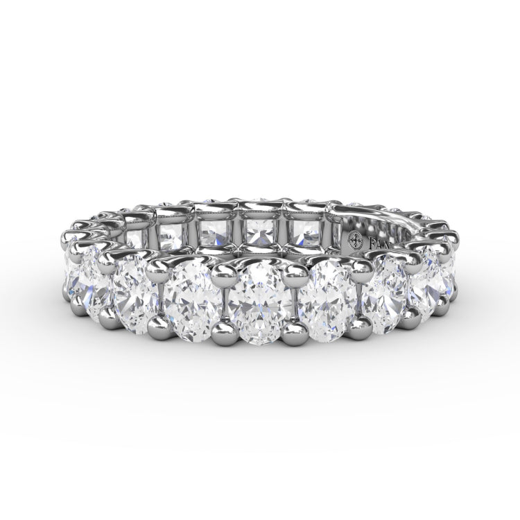 3.3ct Oval Diamond Eternity Band  