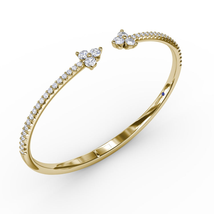 Diamond Trio Bangle 