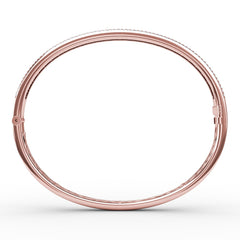 Diamond Channel Setting Bangle 