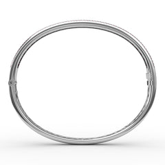 Ruby and Diamond Channel Set Bangle 