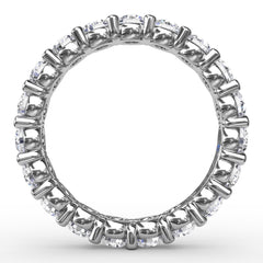 Chunky Shared Prong Eternity Band 