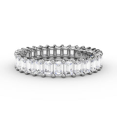2.39ct Emerald Cut Eternity Band 