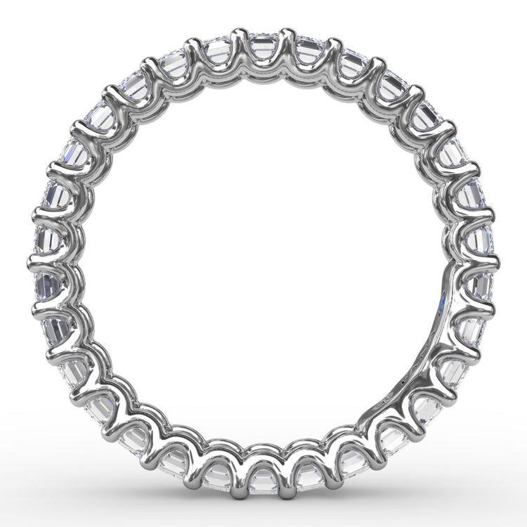 2.39ct Emerald Cut Eternity Band 