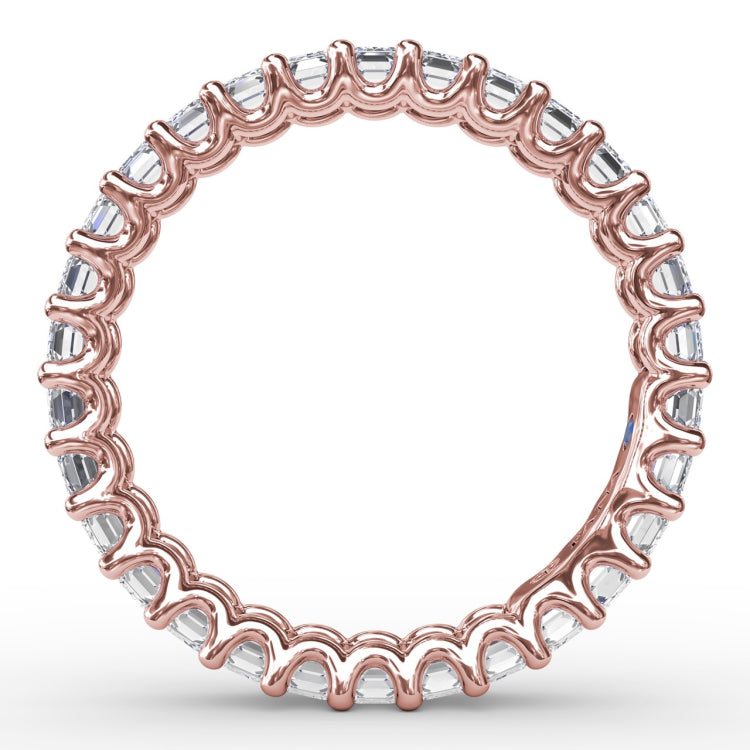 2.39ct Emerald Cut Eternity Band 