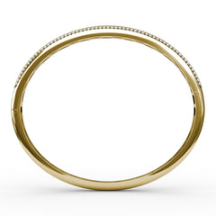 Three Row Diamond Bangle 