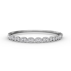 Whimsical Diamond Bangle
