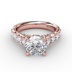 Classic Round Diamond Solitaire Engagement Ring