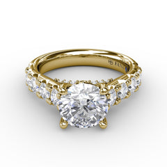 Classic Round Diamond Solitaire Engagement Ring