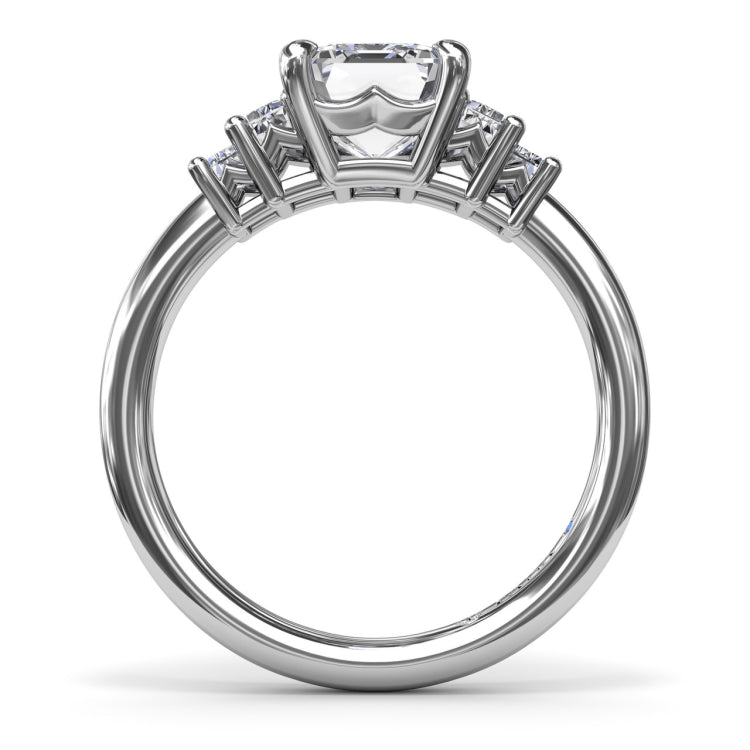 Bold and Beautiful Five Stone Engagement Ring 