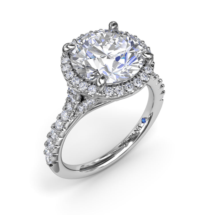 Striking and Strong Diamond Engagement Ring 