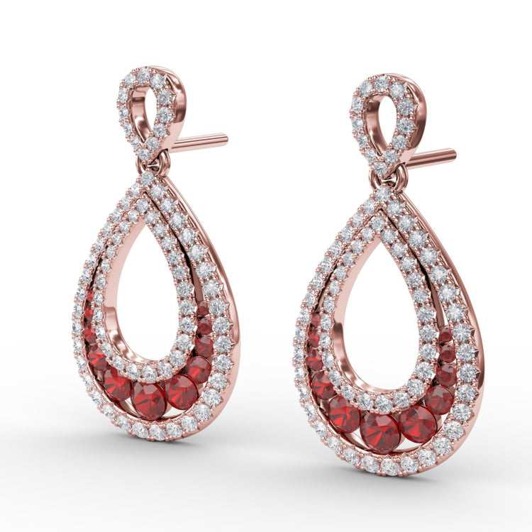 Bedazzled Drop Earrings 