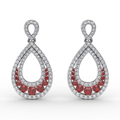 Bedazzled Drop Earrings 