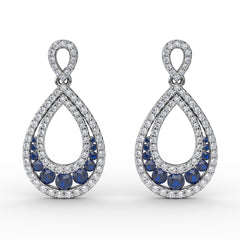 Bedazzled Drop Earrings 