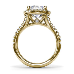 Striking and Strong Diamond Engagement Ring 