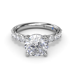 Classic Solitaire Diamond Engagement Ring 