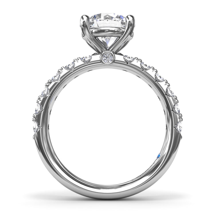 Classic Solitaire Diamond Engagement Ring 