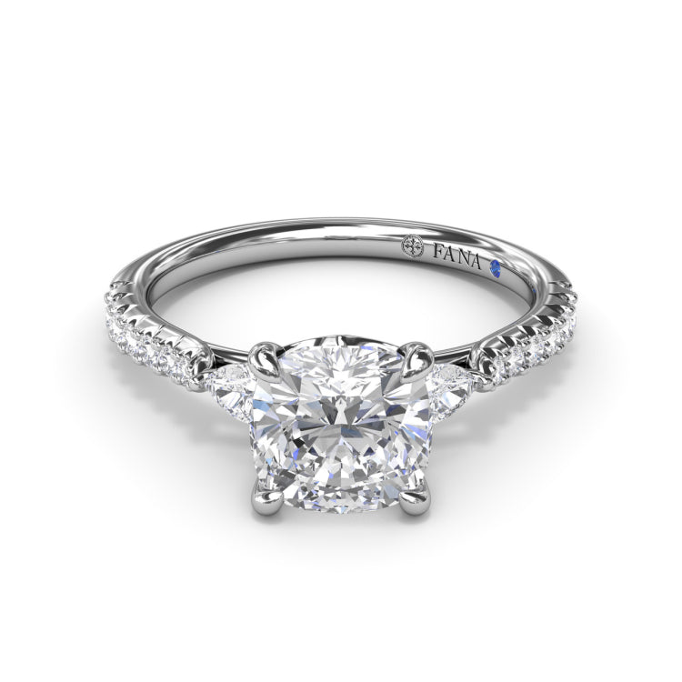 Dynamic Diamond Engagement Ring 