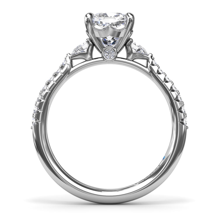 Dynamic Diamond Engagement Ring 