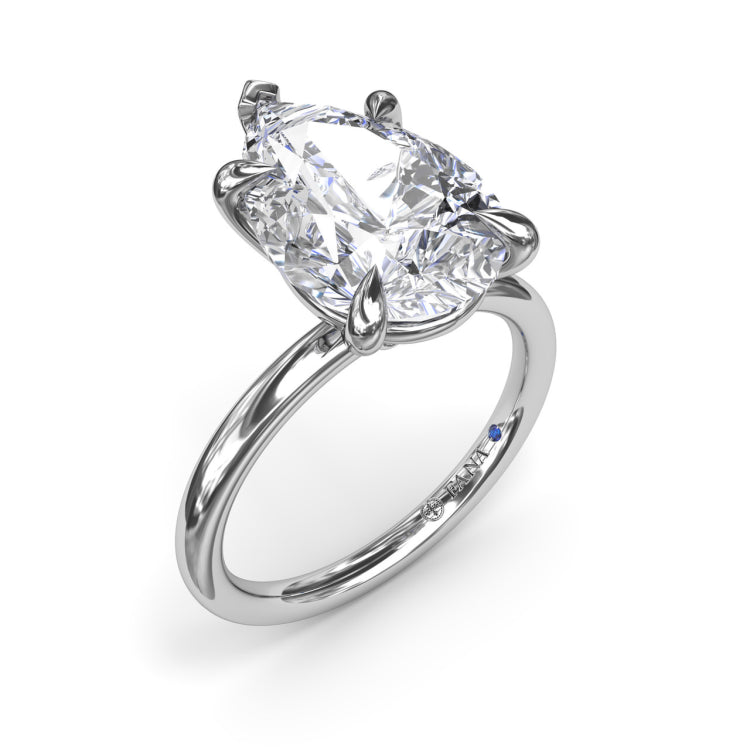 Five Prong Engagement Ring 