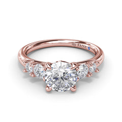 Strong and Striking Diamond Engagement Ring 