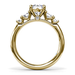 Strong and Striking Diamond Engagement Ring 