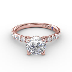 Quintessential Diamond Engagement Ring 