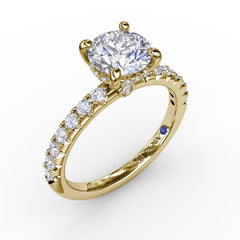 Quintessential Diamond Engagement Ring 