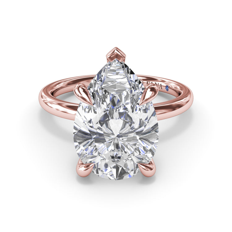 Five Prong Engagement Ring 