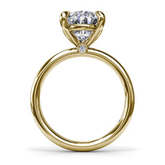 Five Prong Engagement Ring 