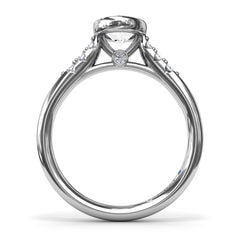 Beautiful Bezel Set Engagement Ring 