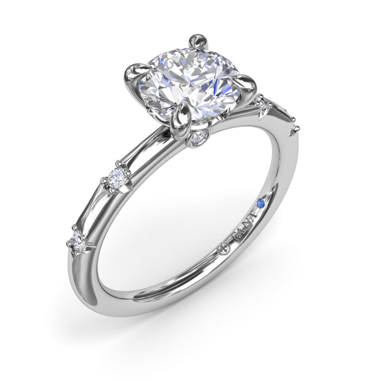 Captivating Raindrop Diamond Engagement Ring 