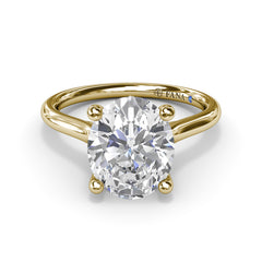 Sparkling Solitaire Diamond Engagement Ring 