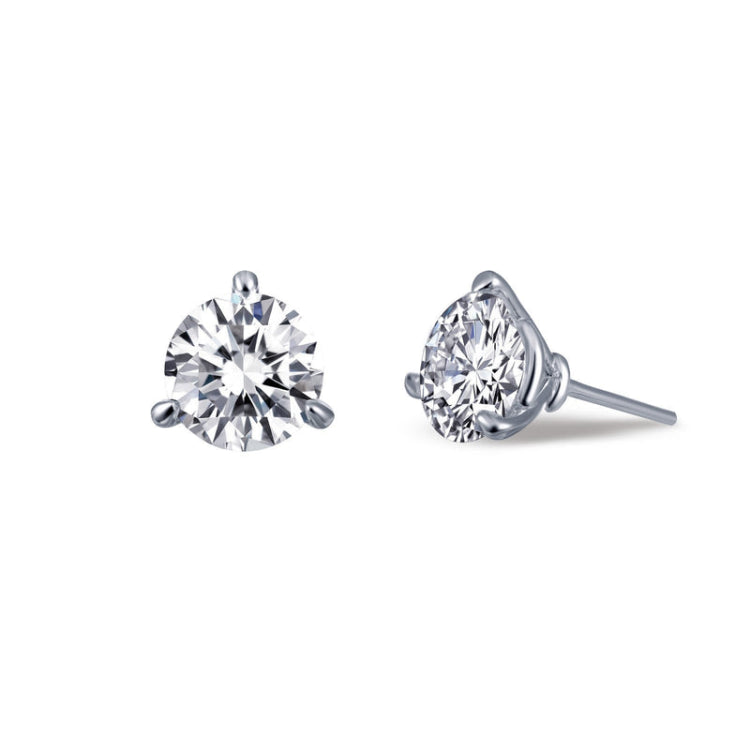 4.0 CTW Solitaire Stud Earrings