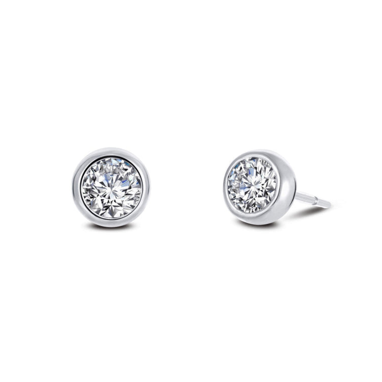 1.3 CTW Solitaire Stud Earrings