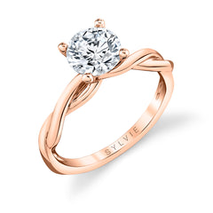 0.00TW ENGAGEMENT RING W. 1.25CT ROUND 18KR