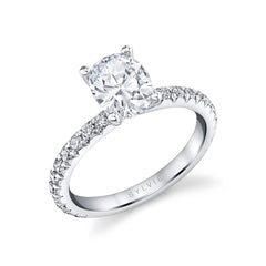 Oval Cut Classic Engagement Ring - Vanessa