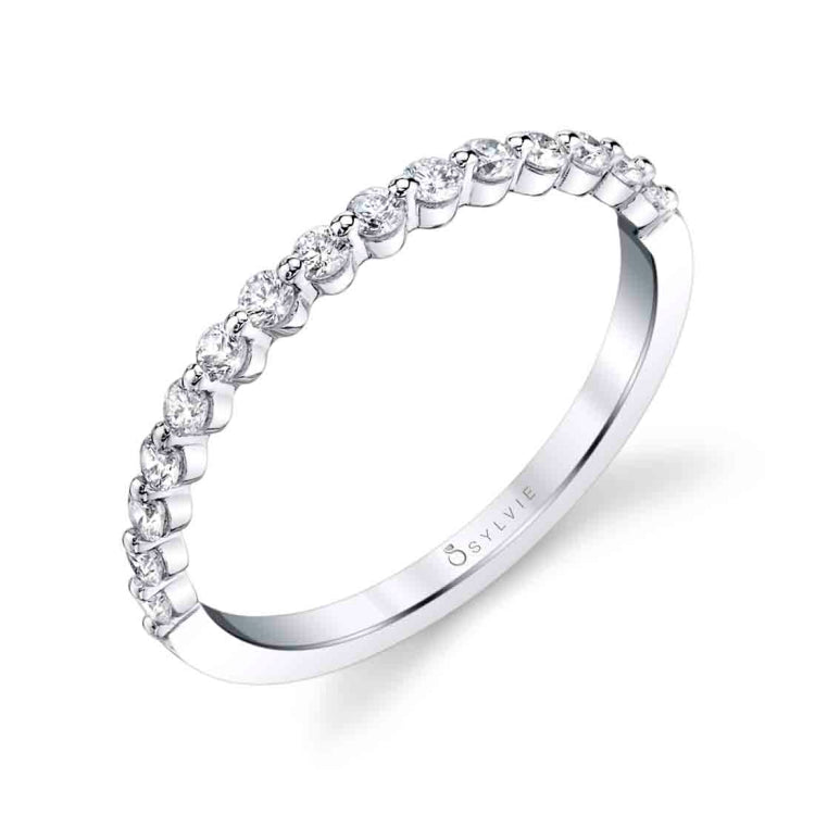 0.30TW 1-PRONG DIAMOND BAND PLAT